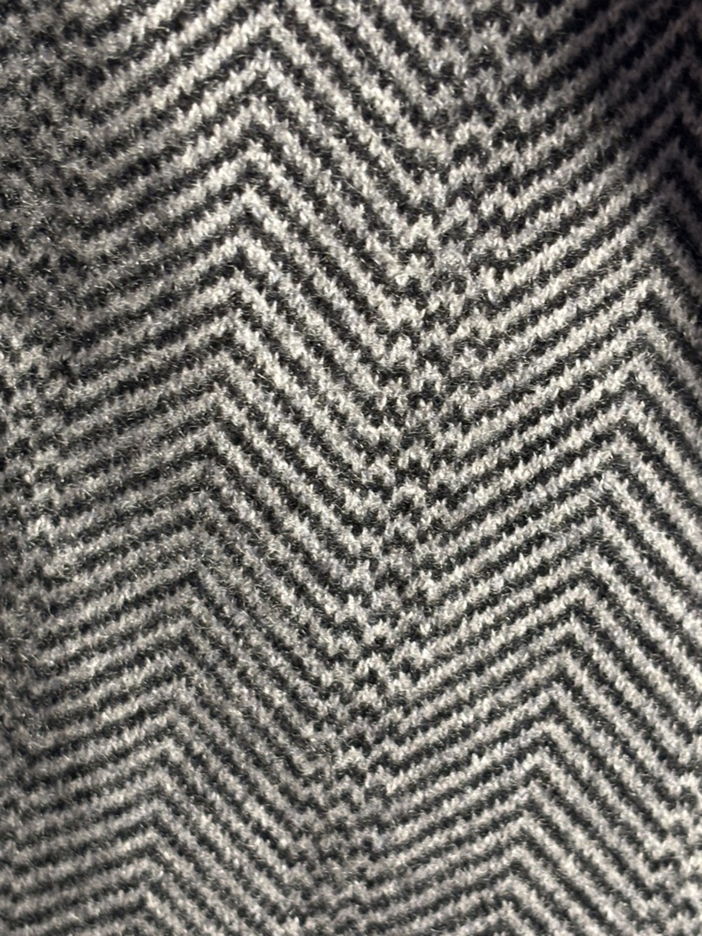 Kier + J Gray 100% Cashmere Tie Front Cardigan Lightweight Ruffle Sweater Size L - Picture 4 of 9